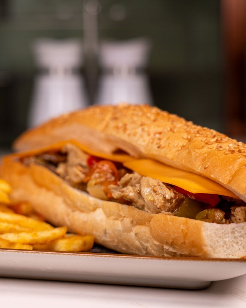 Hähnchen-Sandwich – Schnitzel Stube Wien Reumannplatz